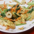 ☆みっこりん☆'s cooksnap of when they made 小松菜とちくわの卵とじ.