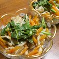 ぽんずー's cooksnap of when they made お弁当☆モロヘイヤとえのき人参のおひたし.