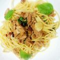 camyu623's cooksnap of when they made 簡単！唐辛子抜き！ツナのペペロンチーノ.