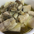 100akina's cooksnap of when they made 鮭の白子とマッシュルームのアヒージョ♪.