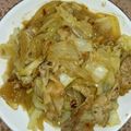 さきこけし's cooksnap of when they made 豚コマ肉とキャベツの醤油バター炒め.