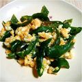 サックスー's cooksnap of when they made ピーマンの卵とじ.