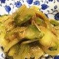 ☆～ringo～☆'s cooksnap of when they made 青トマトとミョウガの酢味噌和え☆祖母の味.