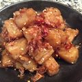 海水浴、好きです。's cooksnap of when they made こんにゃくのきんぴら☆オランダ煮.