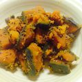 たきのぽぽ's cooksnap of when they made 簡単かぼちゃのごま味噌あえ♪.