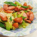 ちょこ☆大好き's cooksnap of when they made 長ネギと魚肉ソーセージ炒め.