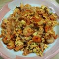 ぽ（・囚・）ん's cooksnap of when they made ✿春雨とキムチの卵炒め✿.