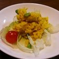 梨にゃんこ's cooksnap of when they made かぼちゃの煮物リメイク☆かぼちゃサラダ☆.