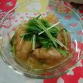 SunnyMaple's cooksnap of when they made 鶏肉と水菜のみぞれ煮☆.