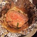 レオマン's cooksnap of when they made 鮭のホイル焼き☆味噌バター.