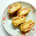賢くんママ's cooksnap of when they made 生ハムの卵焼き★甘～い.