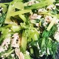crystaI's cooksnap of when they made シーチキンの青菜炒め.