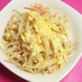 ＊にょにょん＊'s cooksnap of when they made 簡単、安い、ウマー◆もやし卵炒め◆.