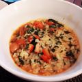 やひー's cooksnap of when they made ほうれん草とトマトのリゾット.
