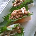 ららきなこ's cooksnap of when they made しそちくわ納豆.