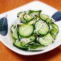 Aloha☆★'s cooksnap of when they made 簡単 きゅうりとしらすの酢の物♪.