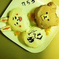 koropeso's cooksnap of when they made 市販ロールケーキでラインキャラケーキ♪.