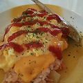 おろくにける's cooksnap of when they made チーズ好きのオムライス！.