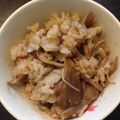 クック6SX03V☆'s cooksnap of when they made 簡単☆母直伝！香り高いきのこご飯.