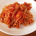くみっくぅ☆'s cooksnap of when they made お味噌の革命？　トマト系パスタ！.