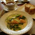 海の星プリン's cooksnap of when they made 簡単☆サーモンとチンゲン菜のクリーム煮.