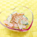 ローズティー＊'s cooksnap of when they made さつま揚げときゅうりの白ごまサラダ.
