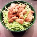 Tintinmika's cooksnap of when they made 豚ロース厚切り肉の甘辛丼.