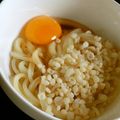 あこっこ's cooksnap of when they made 釜玉うどん☆時短簡単！！.