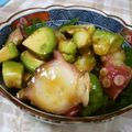 aircolors's cooksnap of when they made ♪タコとアボカドのレモン風味.