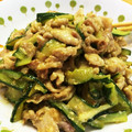 まいびた's cooksnap of when they made 【覚書】豚ときゅうりの生姜炒め.
