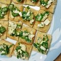 ふみこばあ's cooksnap of when they made 簡単！油揚げのカナッペ＊オクラチーズのせ.