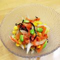 chirochan☆'s cooksnap of when they made 人参と新玉葱の塩昆布すし酢和え.