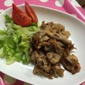 りりりhappy's cooksnap of when they made 豚こま肉のカリカリ焼き.
