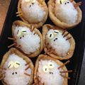 こちょぼーる's cooksnap of when they made ゲゲゲ♪キャラいなり寿司.