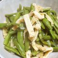 あいぱらりん's cooksnap of when they made モロッコインゲンと油揚げの煮物.