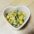 緑の人魚's cooksnap of when they made 離乳食後期〜完了期＊納豆チャーハン.