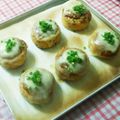 お芋とトマト's cooksnap of when they made ♡がんものニンニク味噌チーズ焼き♡　.