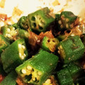 CS555's cooksnap of when they made オクラと梅干しのさっぱり和え.