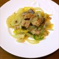 haga1013's cooksnap of when they made 男のサンマアヒージョ！！.