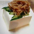 harmony930's cooksnap of when they made *きゅうり&なめたけ*の冷奴♪.