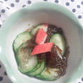 ちぃママ☆ミ's cooksnap of when they made もずくとカニカマと胡瓜の酢の物♪.