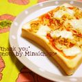 ミナいちご's cooksnap of when they made 朝食♪粒マス＊ケチャップのチーズトースト.