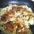 SAYUYUO's cooksnap of when they made ツナとキャベツのピカタお好み焼き風.
