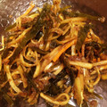 かみっきぃ's cooksnap of when they made 捨てないで！出し殻鰹昆布と大根皮炒めもの.