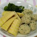 はやみちゃん's cooksnap of when they made 筍と鶏団子の煮物.