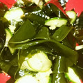 ★ぁねえ★'s cooksnap of when they made 簡単一品☆きゅうりとわかめのしょうが和え.