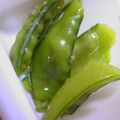 はっぴーはりぼ's cooksnap of when they made きぬさや(さやえんどう)の胡麻和え★.