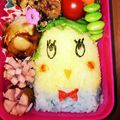 ☆makirony☆'s cooksnap of when they made 大人向けキャラ弁！？ふなっしーおにぎり.