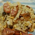 shenyilang's cooksnap of when they made しめじとウインナーの卵炒飯.