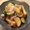 カバゴン's cooksnap of when they made ☆簡単☆ズッキーニと豚の味噌炒め.